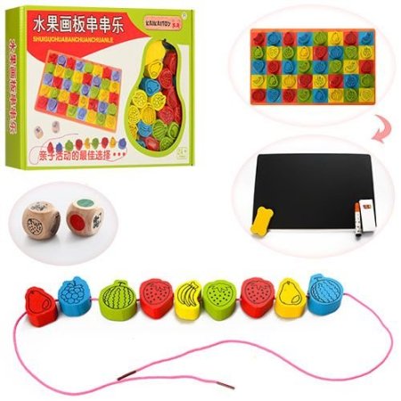 لعبة الخرز الخشبي – أشكال فواكه