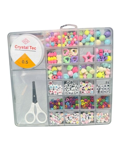 مجموعة خرز وإكسسوارات للتصميم اليدوي