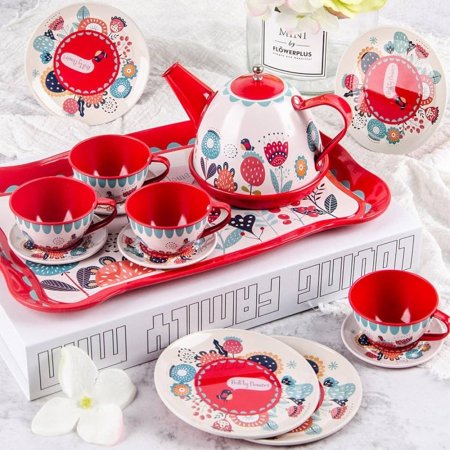 طقم الشاي المعدني للأطفال