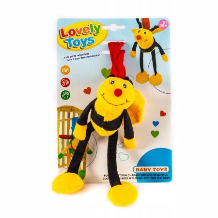 لعبة نحلة قماشية لطيفة للأطفال