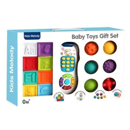 مجموعة ألعاب الأطفال الحسية ( المطاط ) مع هاتف