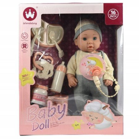 دمية بيبي واقعية مع إكسسوارات كاملة