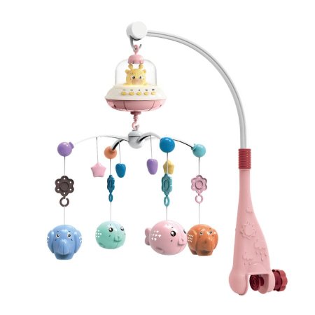 علاقة سرير موسيقية دوّارة للأطفال