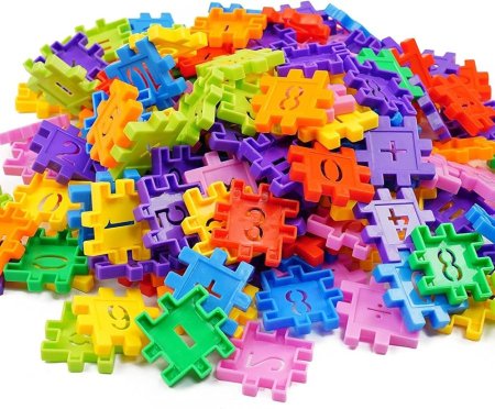 ليجو مكعبات الأرقام التعليمية