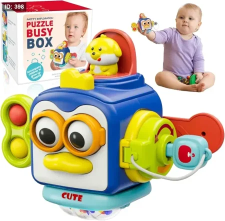 لعبة الأطفال التعليمية Puzzle Busy Box