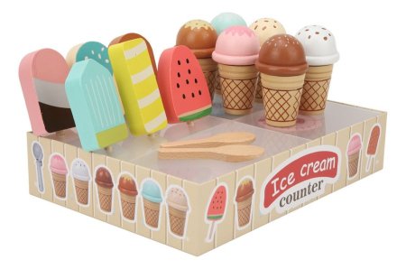 Ice cream ركن الآيس كريم الخشبية