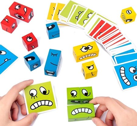 تحدي الوجوه Face Changing Fun Cube