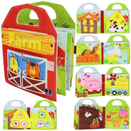 كتاب أنشطة قماشي المزرعة