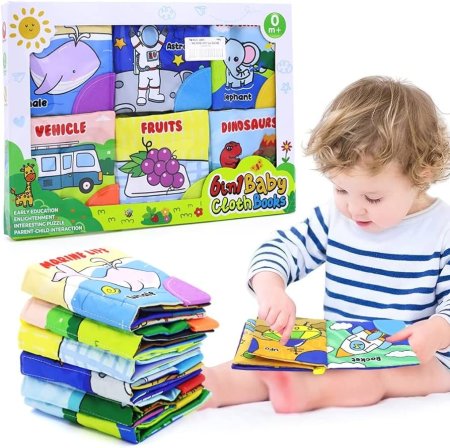 مجموعة الكتب القماشية التعليمية