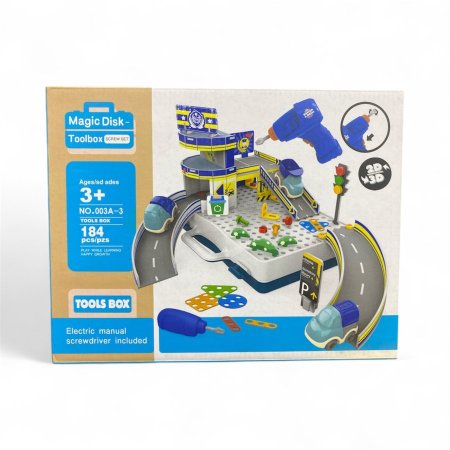 ️ مجموعة أدوات التركيب السحرية – 184 قطعة