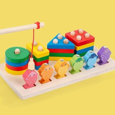 لعبة صيد الاسماك والمطابقة