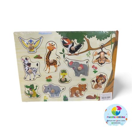 لوحة تطابق الأشكال خشبية