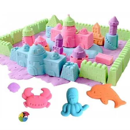 رمل سحري 2 كيلو 2 لون