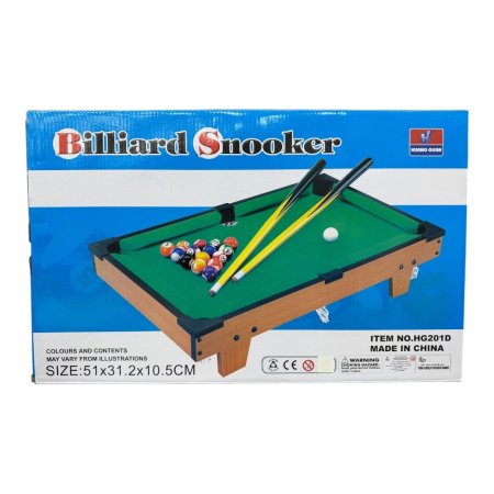 طاولة بلياردو خشبية