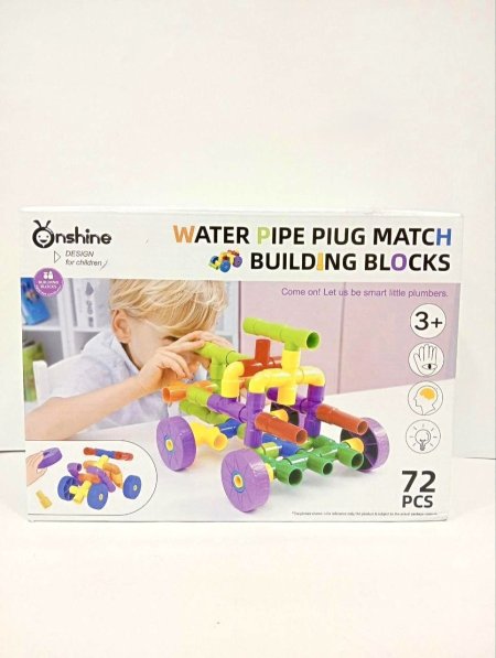 لعبة تركيب الأنابيب التعليمية