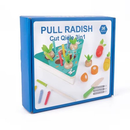 لعبة Pull Radish التعليمية 3×1
